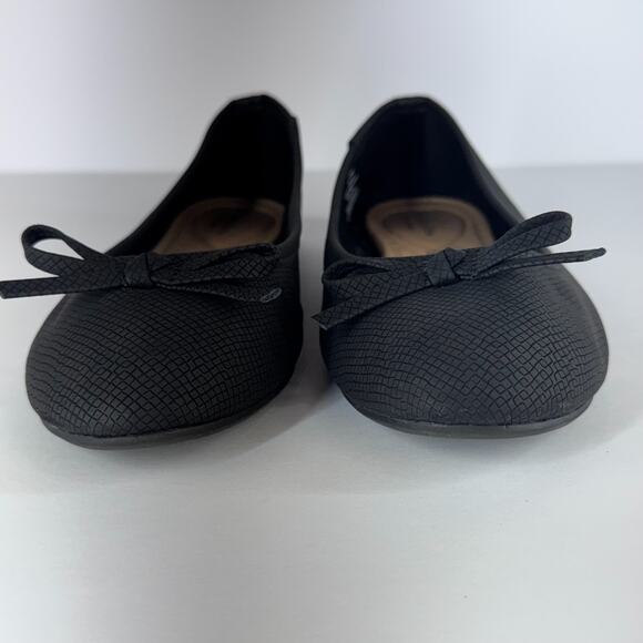 Ophelia Roe Chris Black Flats Women Size 8.5 Memory Foam Extra Comfort Ballet - Picture 9 of 12